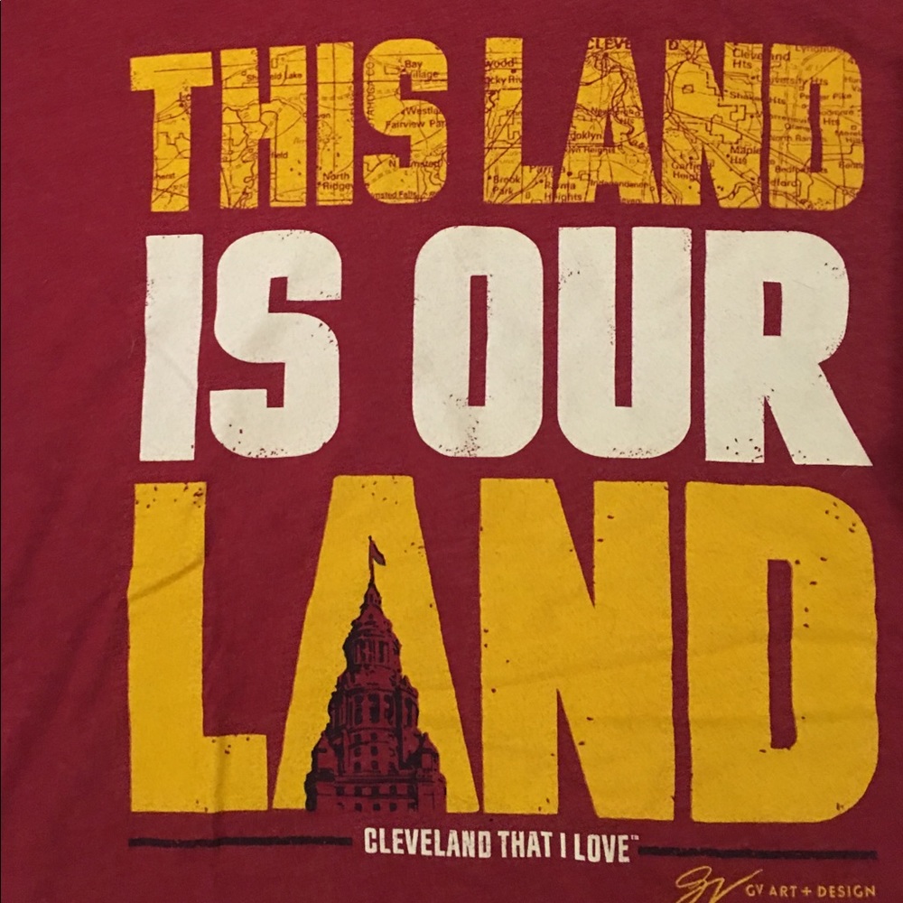 GV Art This Land Is Our Land T-Shirt, Size L - Picture 2 of 5